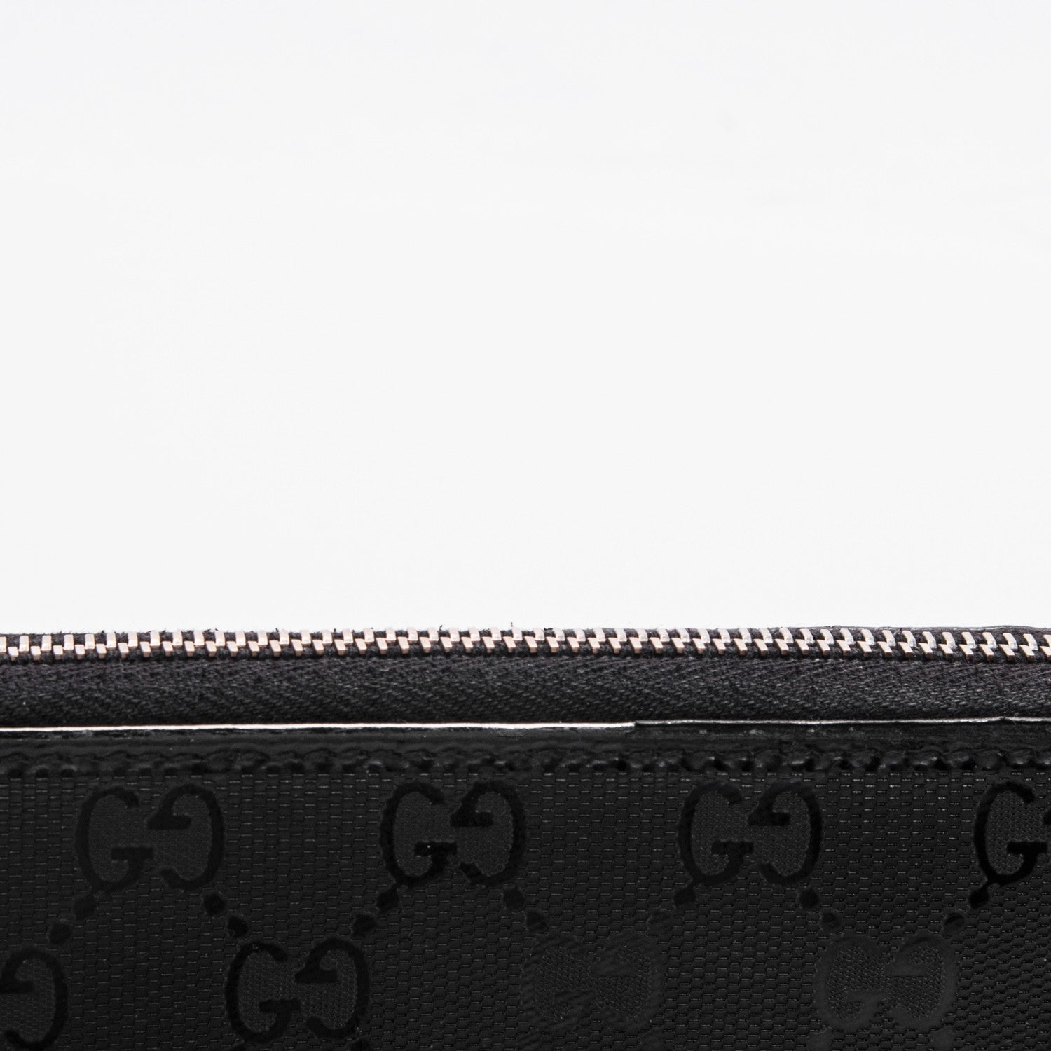 Gucci Imprime Monogram GG Pierce Zip Around Wallet Black 9 of 12