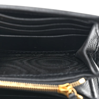 Gucci Roxy Calfskin Medium Blondie Chain Wallet Black 5 of 12