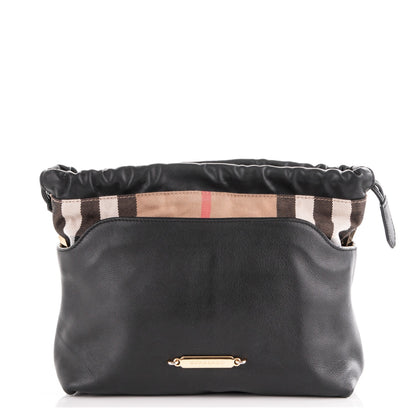 Burberry Calfskin House Check Little Crush Black 1 of 8