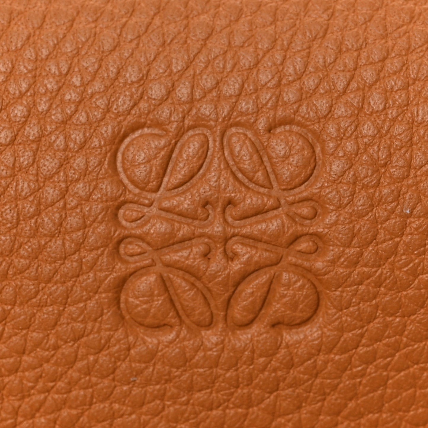 Grained Calfskin Mini Gate Crossbody Bag Caramel Pecan