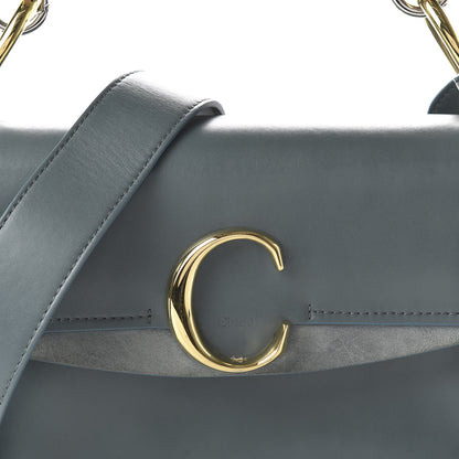 Chloe Calfskin Small C Double Carry Cloudy Blue 17 of 18