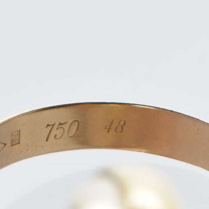 Cartier 18K Pink Yellow White Gold Les Must De Trinity Ring 48 4.5 5 of 5