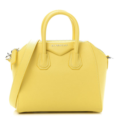 Givenchy Sugar Goatskin Mini Antigona Yellow 1 of 14