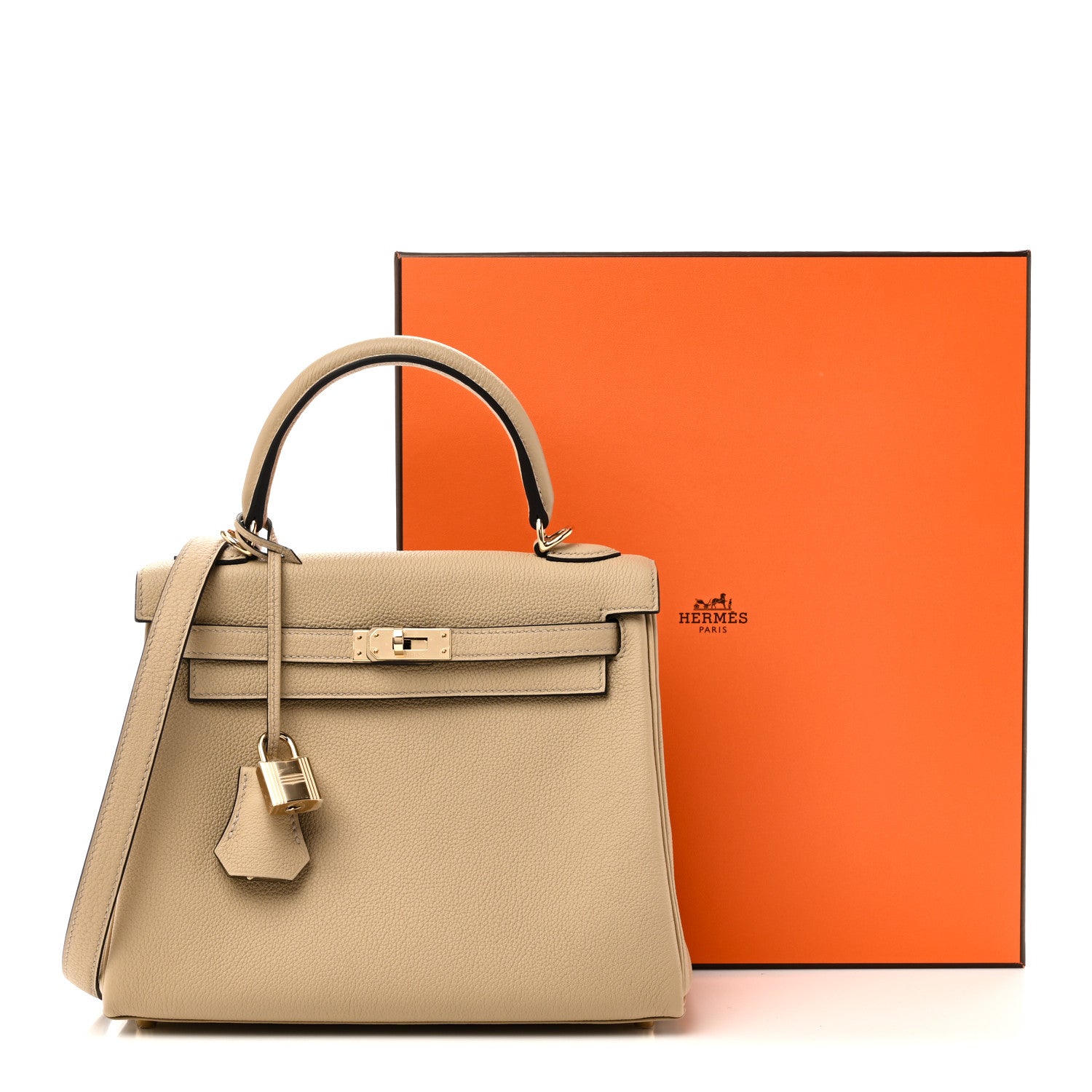 Hermes Togo Kelly Retourne 25 Trench 11 of 11