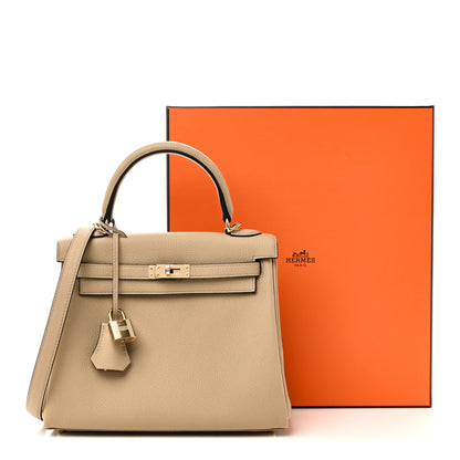 Hermes Togo Kelly Retourne 25 Trench 11 of 11