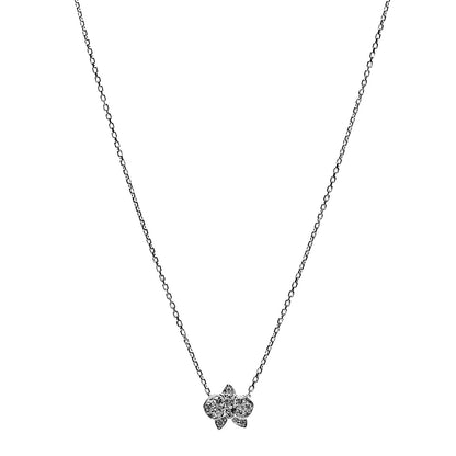 Cartier 18K White Gold Diamond Caresse D'Orchidees Par Necklace 1 of 6