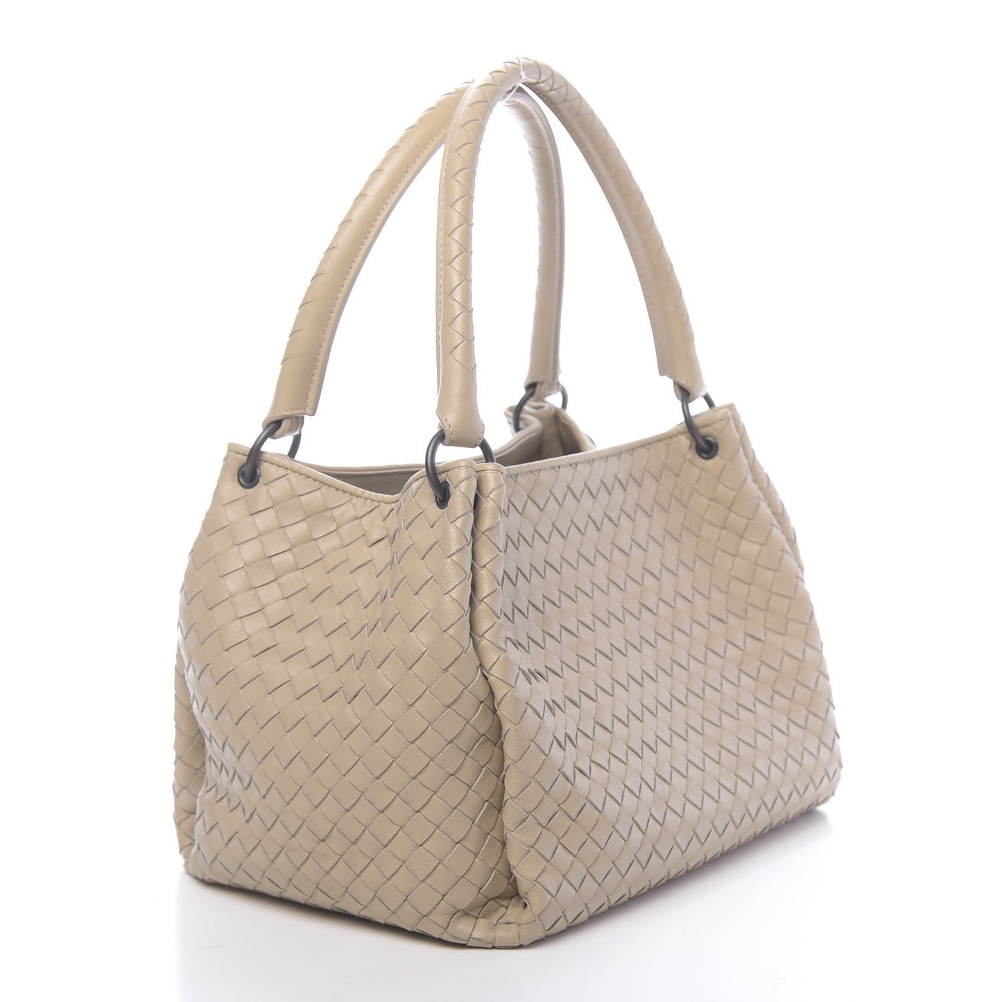 Nappa Intrecciato Medium Parachute Bag Mink