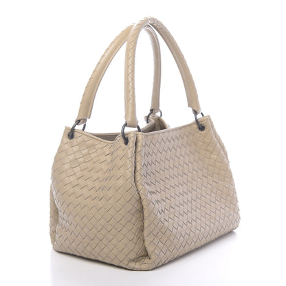Bottega Veneta Nappa Intrecciato Medium Parachute Bag Mink 3 of 9
