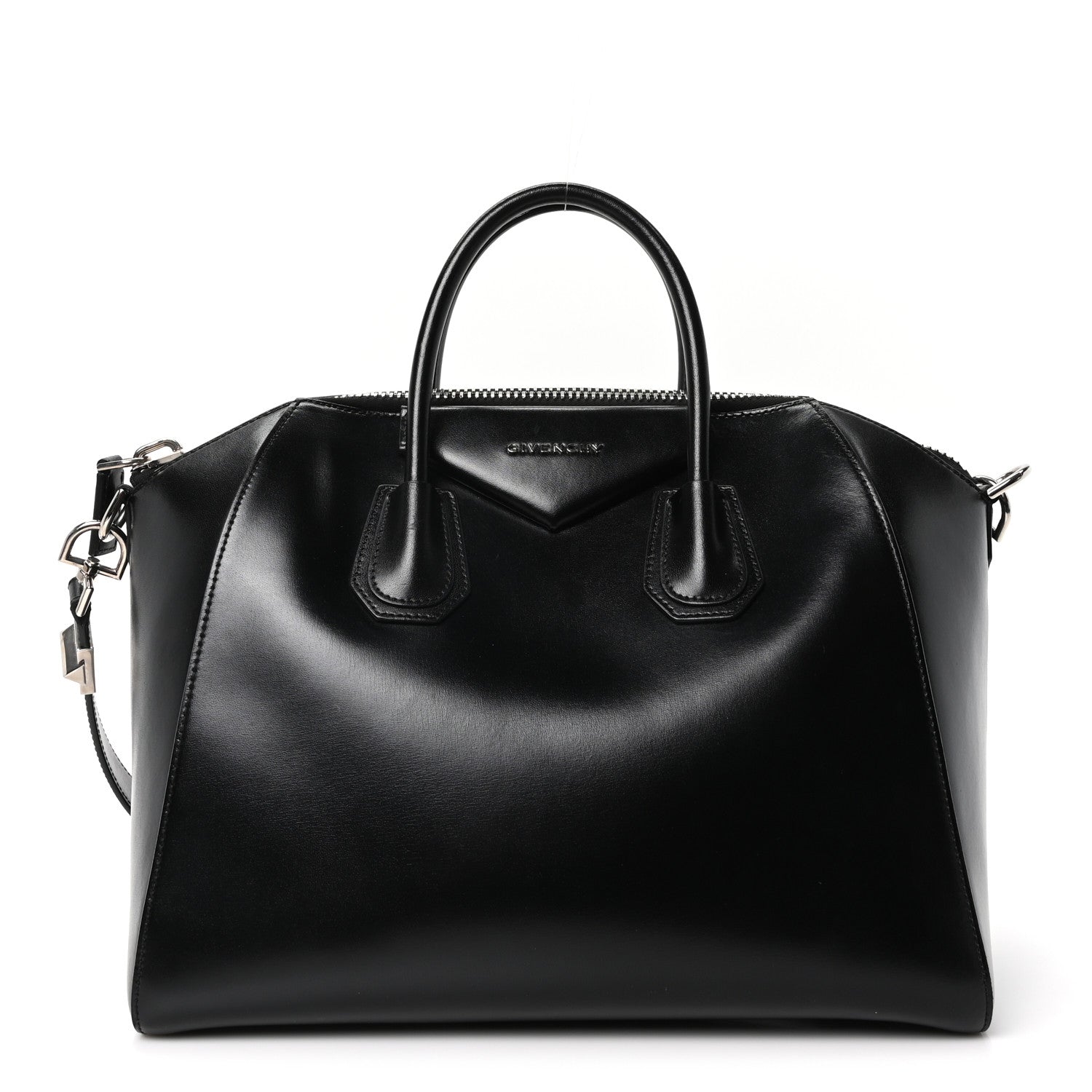 Givenchy Shiny Lord Calfskin Large Antigona Black 1 of 10