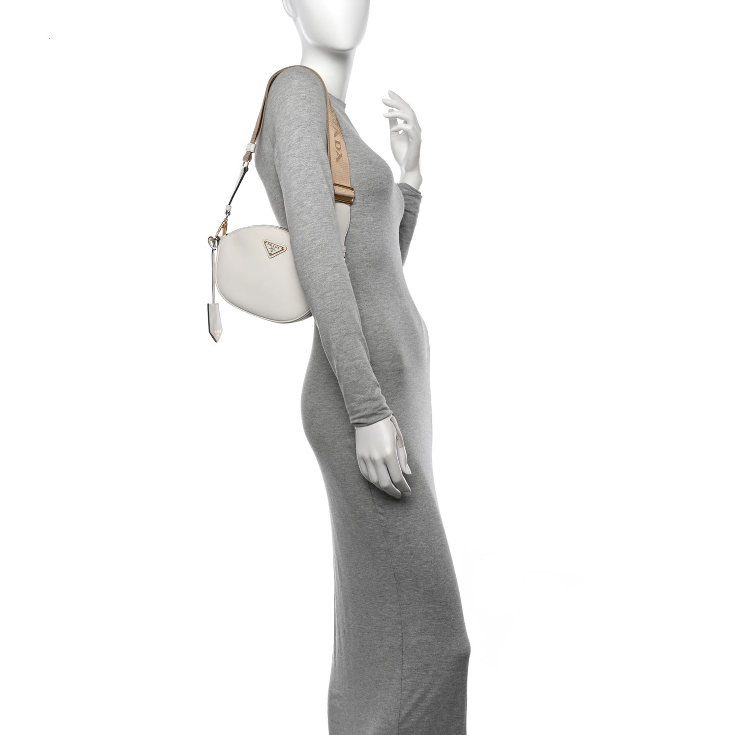 City Calfskin Mini Shoulder Bag White
