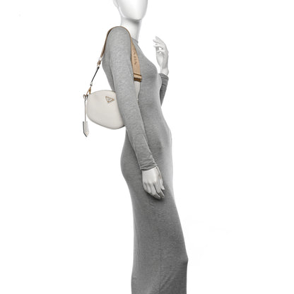 Prada City Calfskin Mini Shoulder Bag White 2 of 10