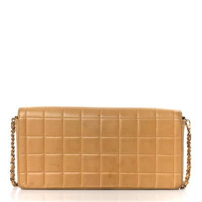 Chanel Lambskin East West Chocolate Bar Flap Beige 12 of 19