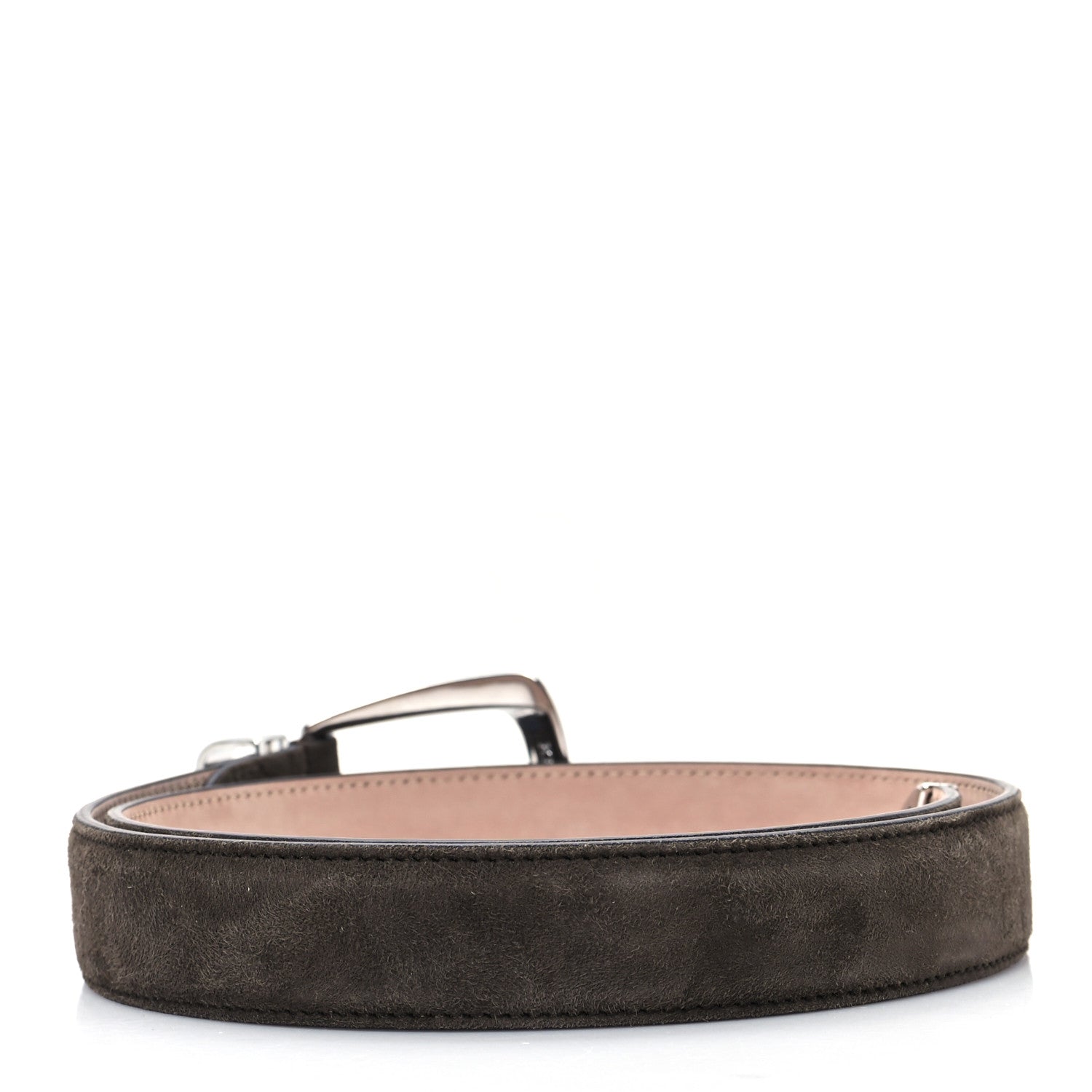 Khaite Suede Benny Belt 75 30 Taupe 2 of 4