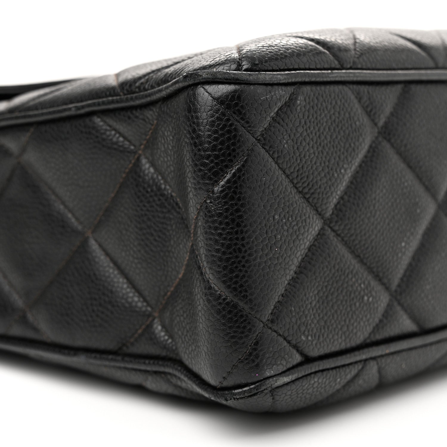 Chanel Caviar Envelope Large Camera Case Black 10 of 15