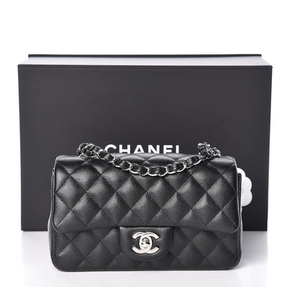 Chanel Caviar Quilted Mini Rectangular Flap Black 10 of 10