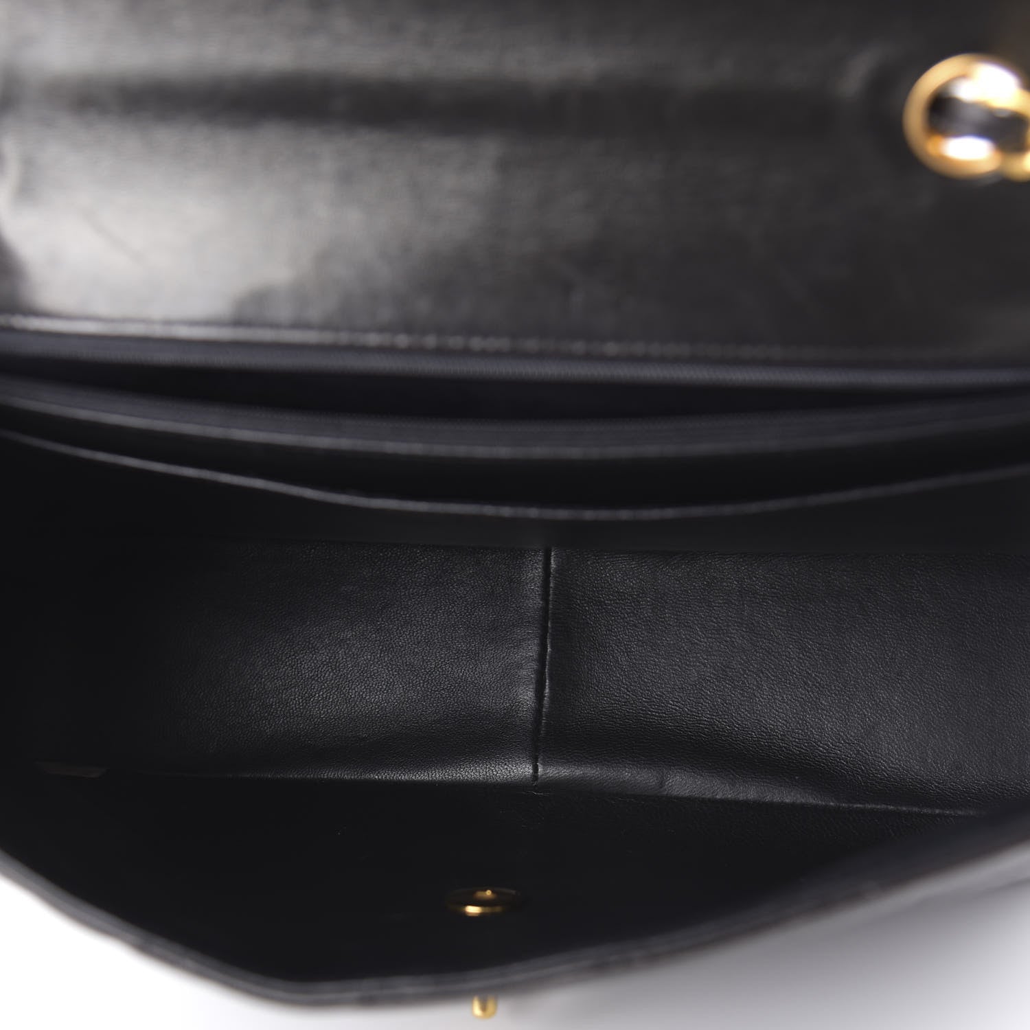 Chanel Lambskin Quilted Jumbo Single Flap Black 5 of 10