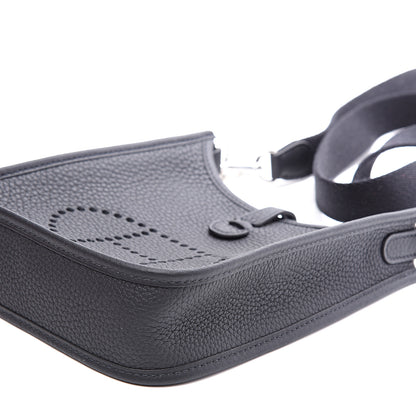 Hermes Taurillon Clemence Evelyne TPM Black 6 of 10