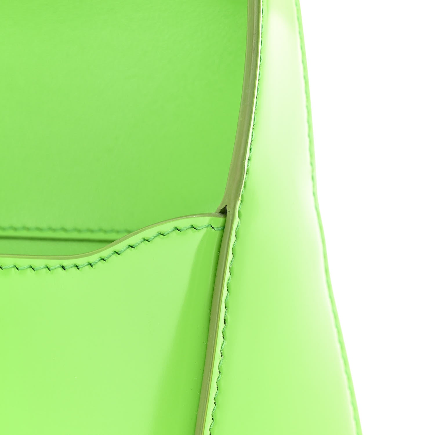 Salvatore Ferragamo Calfskin Geometric Shoulder Bag Green 11 of 13