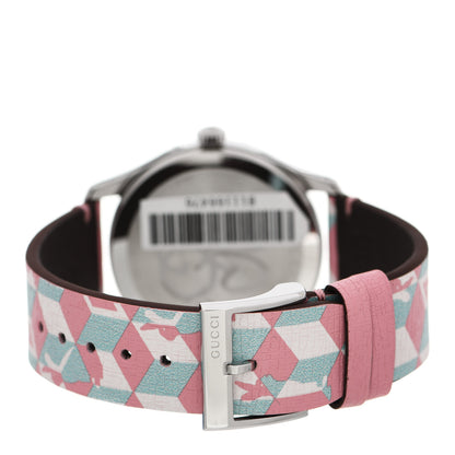 Gucci Stainless Steel Calfskin 38mm G-Timeless Bunny Quartz Watch 3 of 5