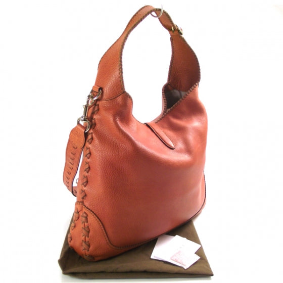 Leather New Jackie Hobo Orange