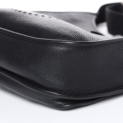 Hermes Taurillon Clemence Evelyne III GM Black 6 of 10