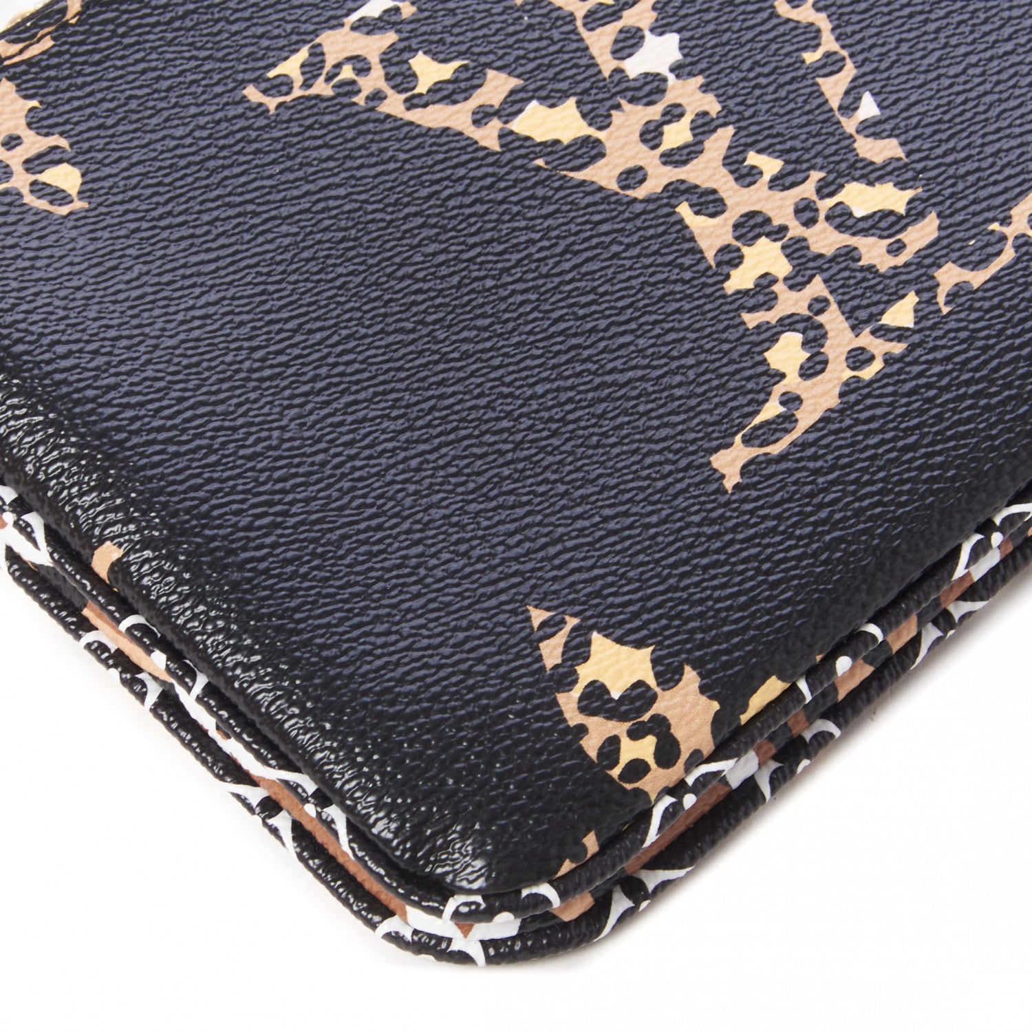 Louis Vuitton Monogram Giant Jungle Pochette Double Zip Black 5 of 8