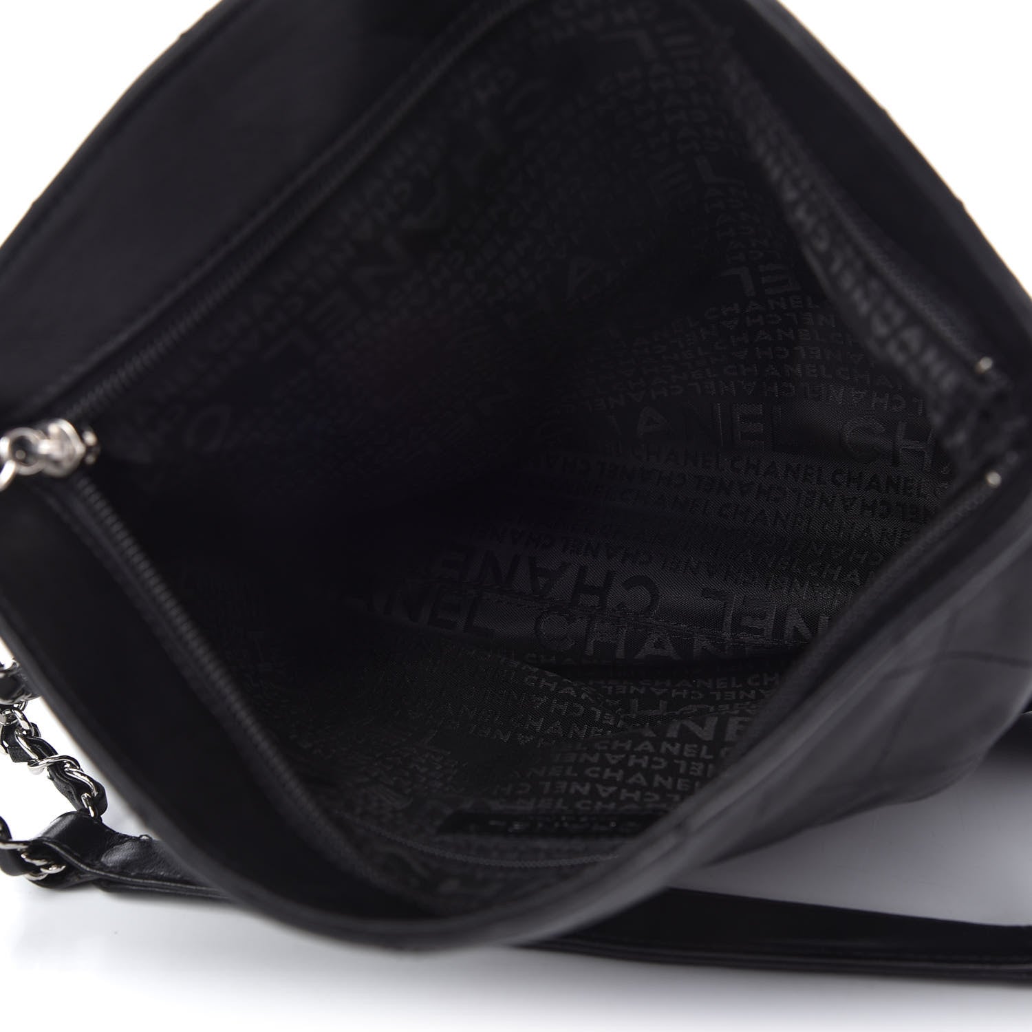 Chanel Lambskin Stitched Medium Ultimate Soft Tote Black 5 of 9