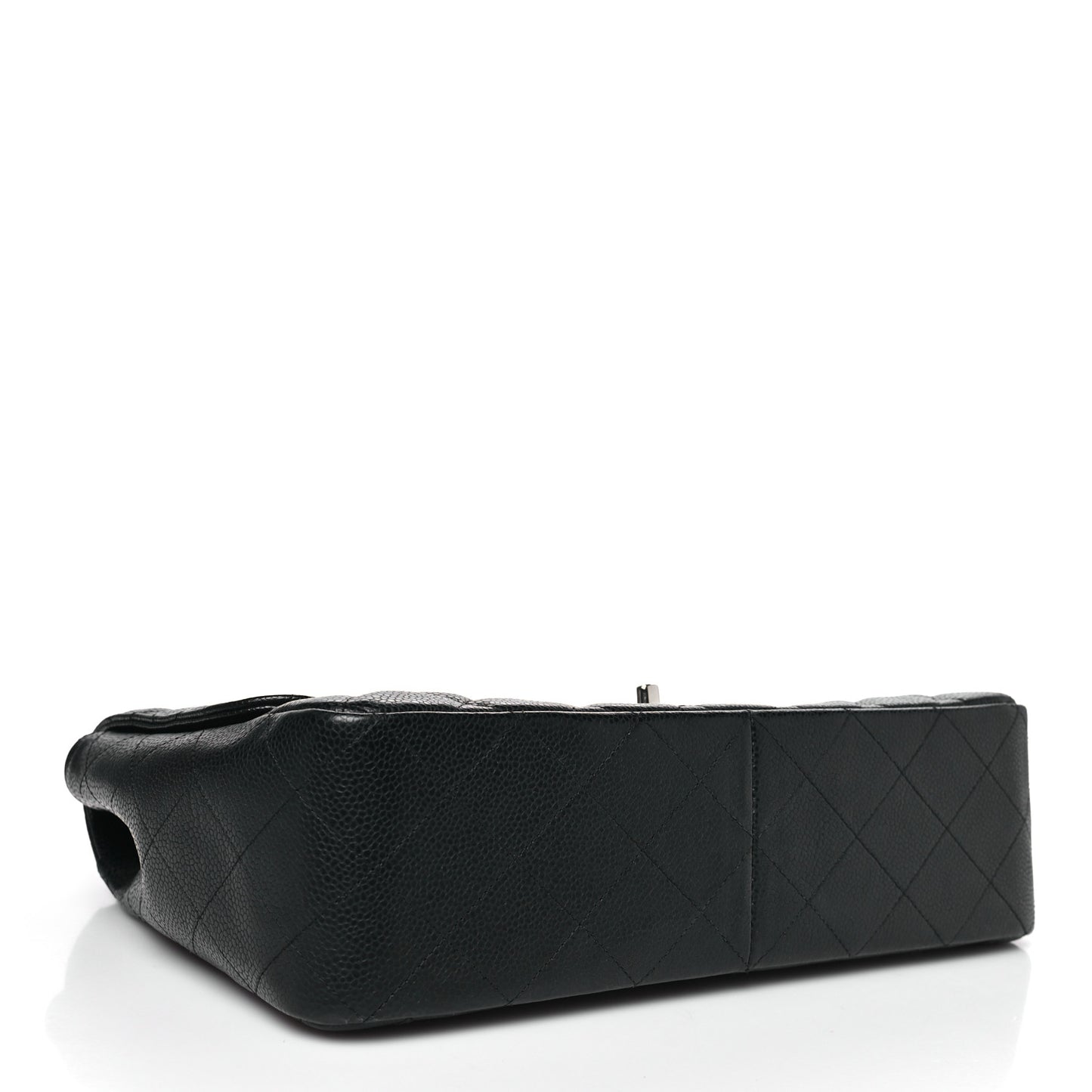 Caviar Quilted Jumbo Single Flap Black