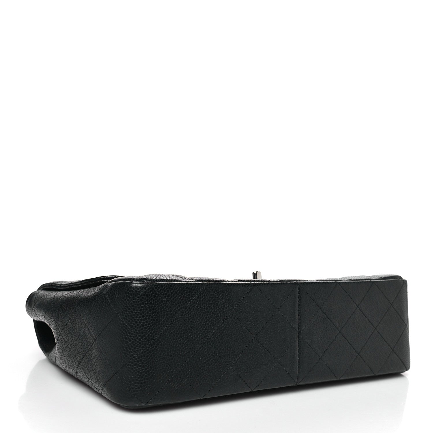 Chanel Caviar Quilted Jumbo Single Flap Black 4 of 10