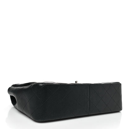 Chanel Caviar Quilted Jumbo Single Flap Black 4 of 10