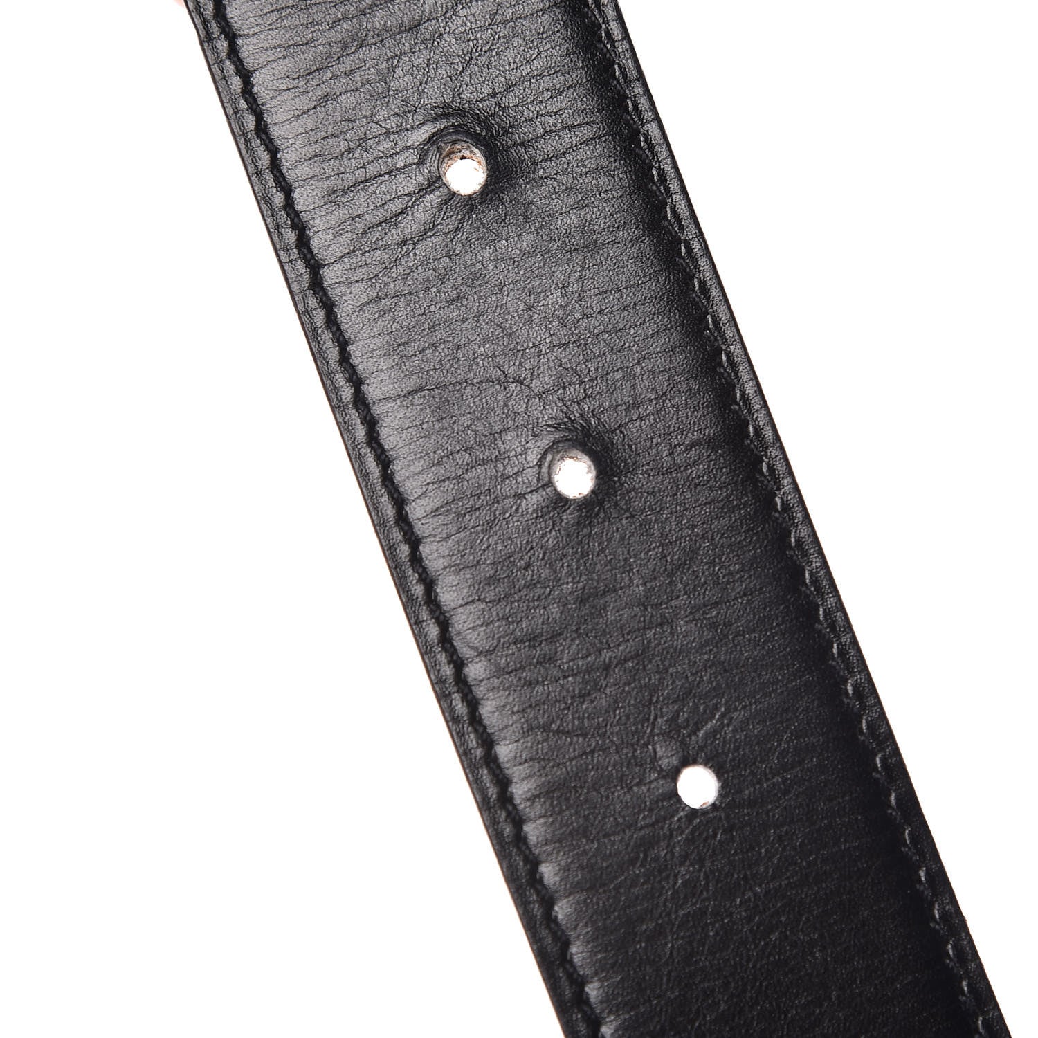 Hermes Box Togo 32mm H Belt 80 Black Gold 7 of 7