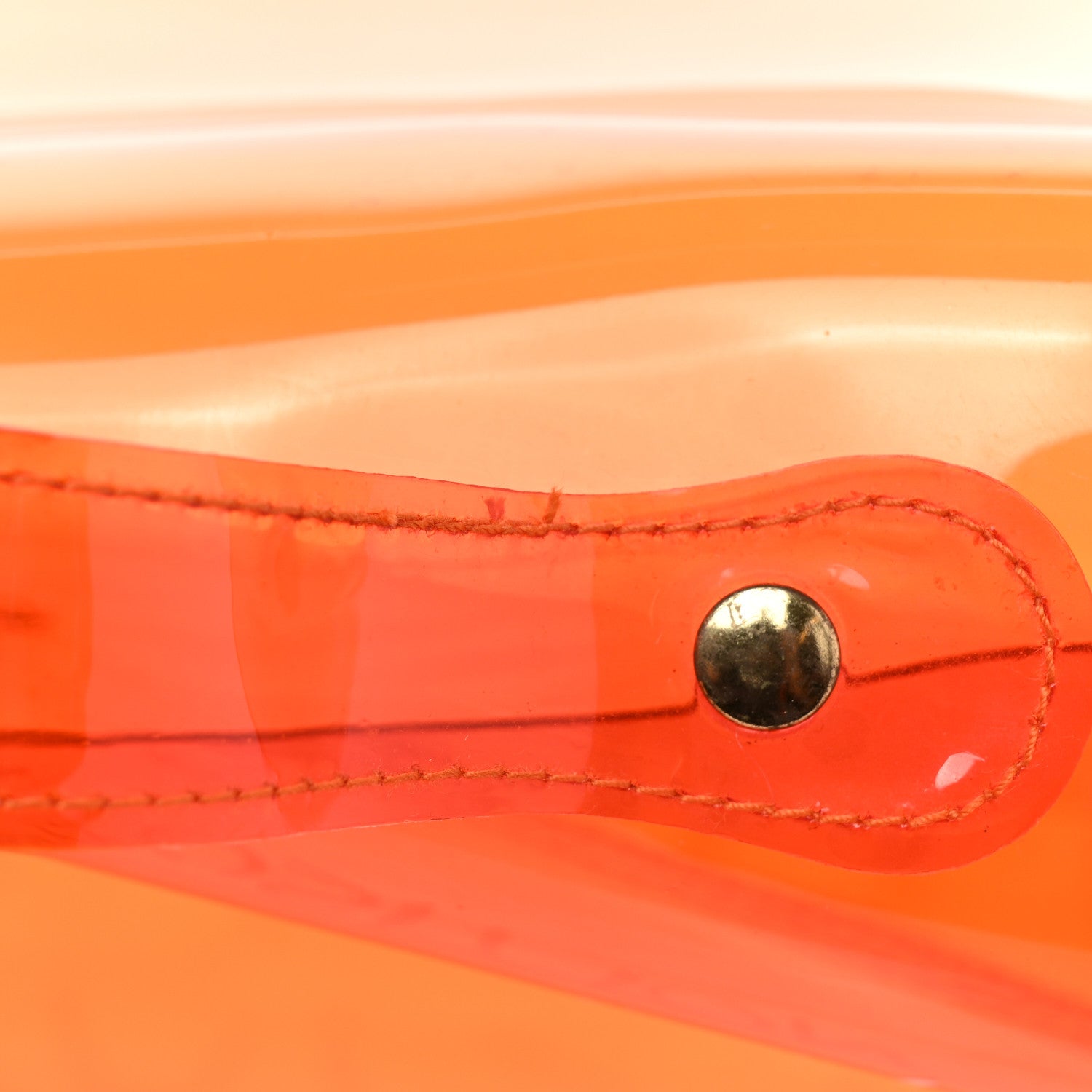 Hermes Vinyl Souvenir De L'Exposition Kelly Orange 17 of 19