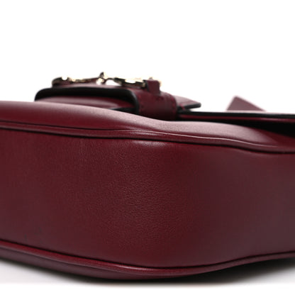 Gucci Arabella Calfskin Horsebit 1955 Soft Small Shoulder Bag Rosso Ancora 10 of 10
