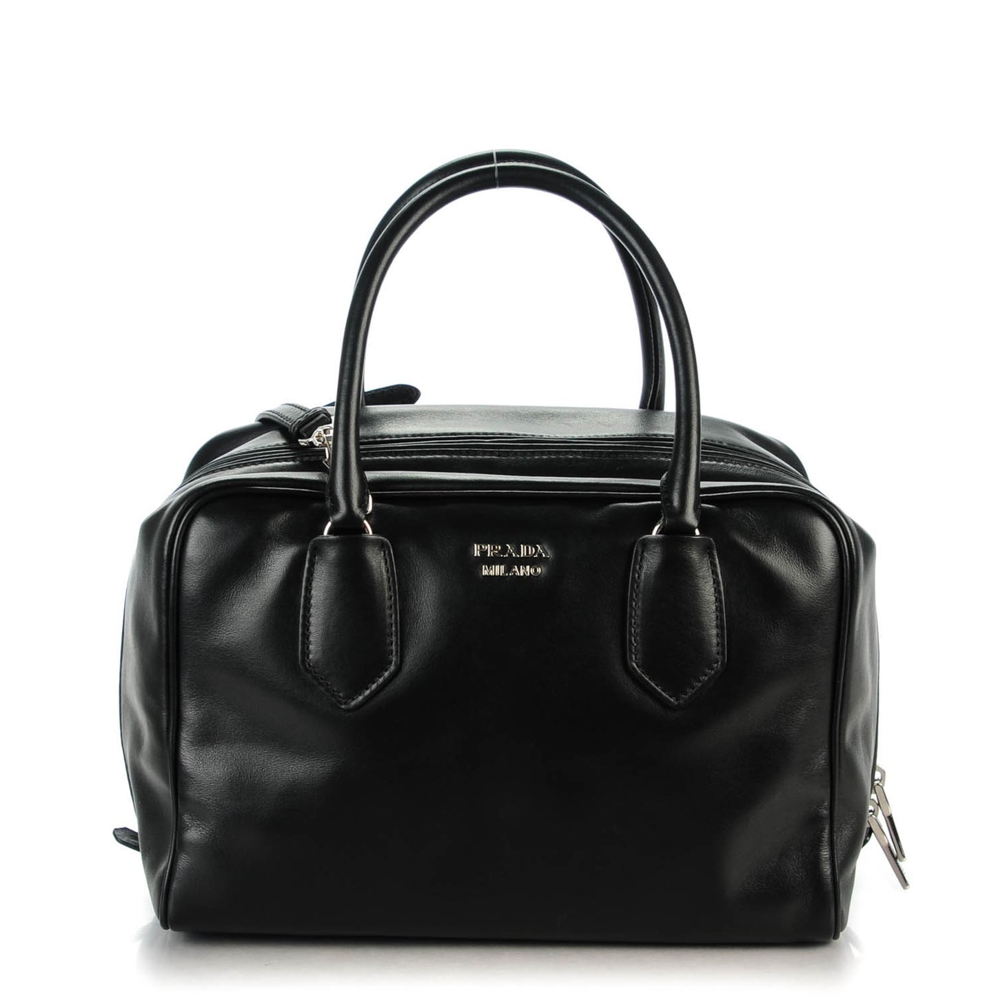 Soft Calf Medium Inside Tote Black Mughetto