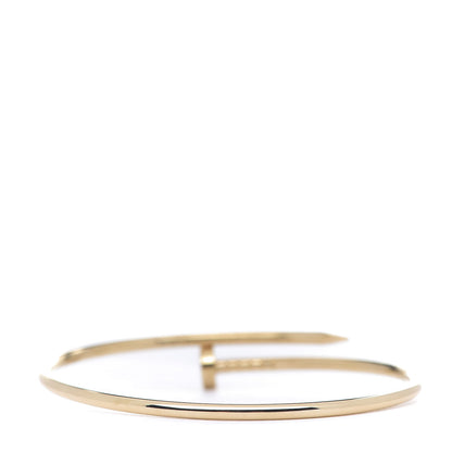 Cartier 18K Yellow Gold Small Juste Un Clou Bracelet 18 2 of 4