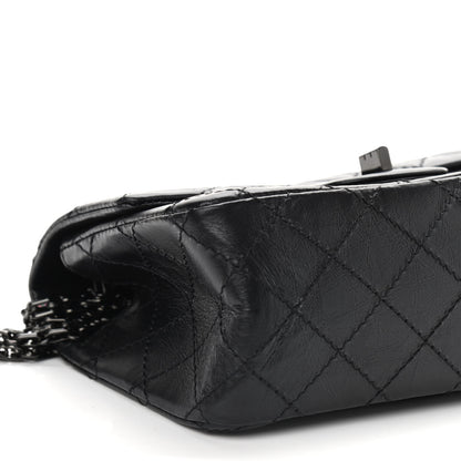 Chanel Aged Calfskin Quilted 2.55 Reissue Mini Flap So Black 5 of 9