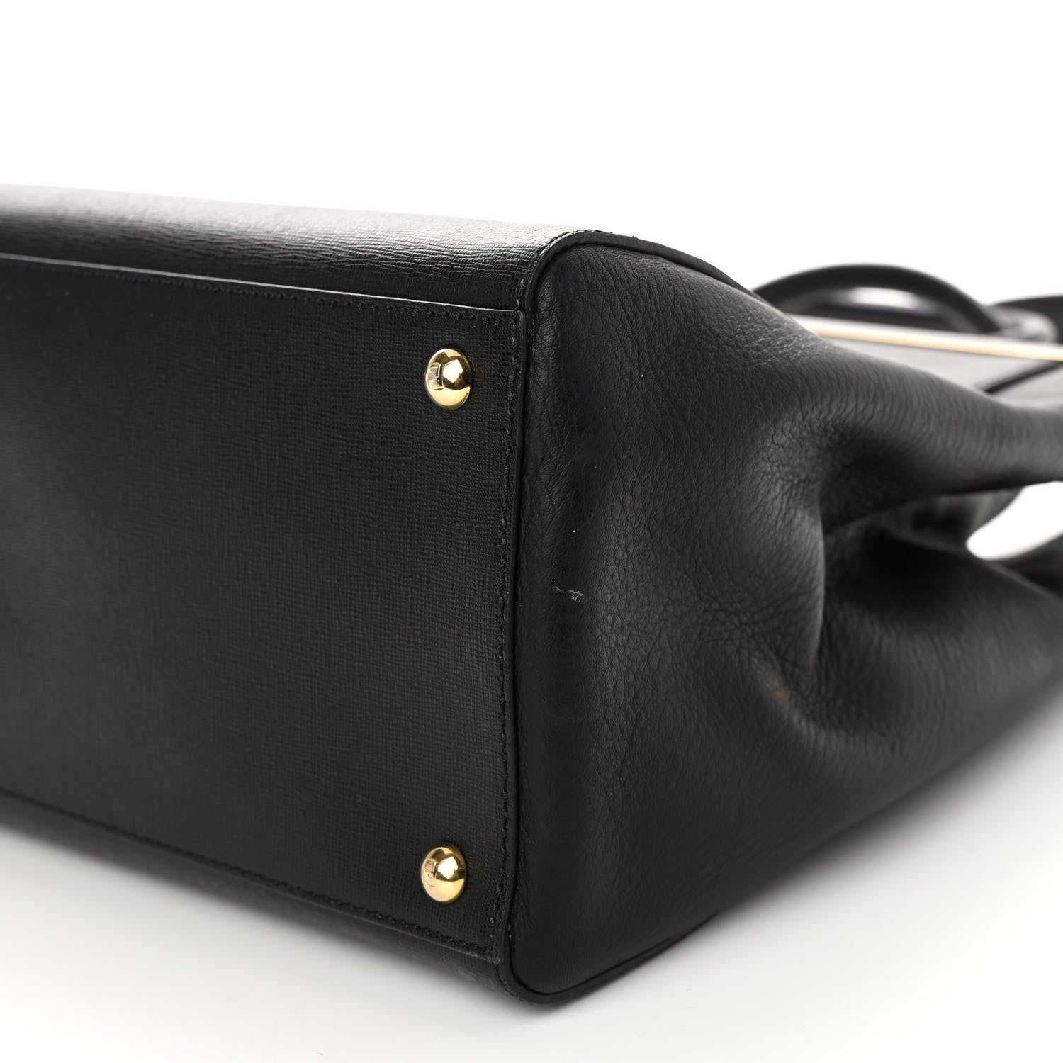 Fendi Vitello Elite Regular 2Jours Tote Black 9 of 9