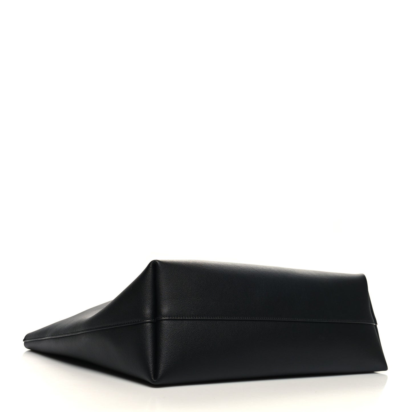 Calfskin Large Shopping Tote Black