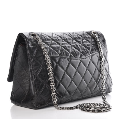 Chanel Aged Calfskin Quilted 2.55 Reissue 226 Flap Black 4 of 10
