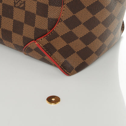 Louis Vuitton Damier Ebene Caissa Hobo Cherry 7 of 10