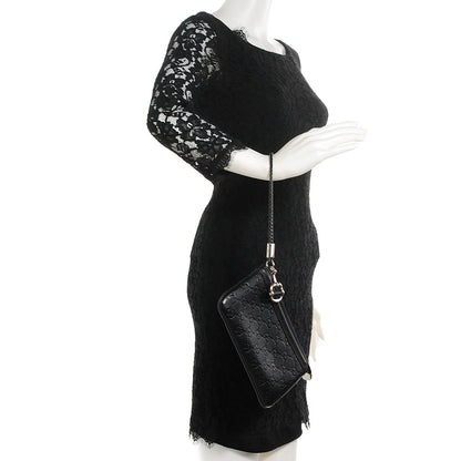 Gucci Guccissima Horsebit Detail Wristlet Black 2 of 7