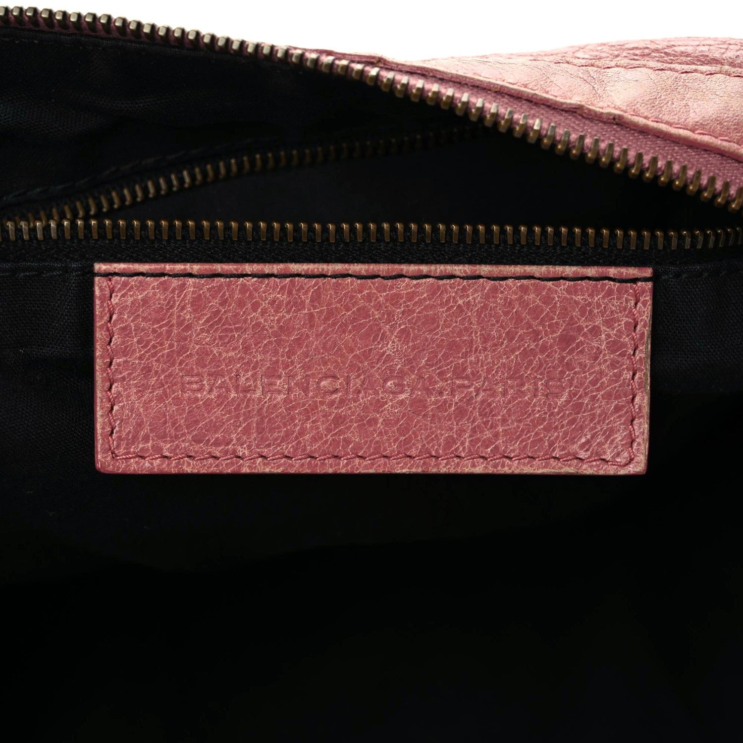 Balenciaga Agneau Classic Hardware Day Hobo Rose Bruyere 16 of 18