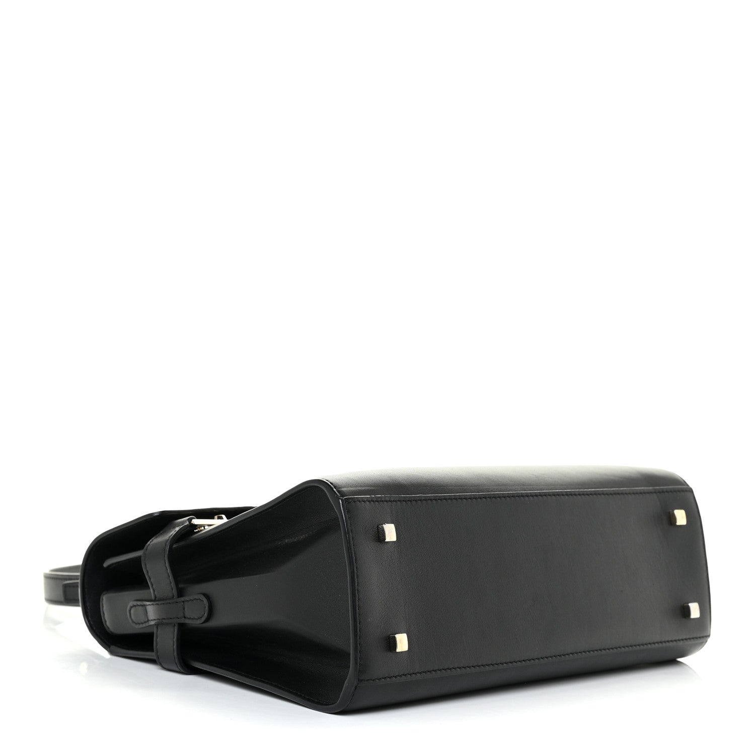 Delvaux Calfskin MM Tempete Satchel Black 5 of 22
