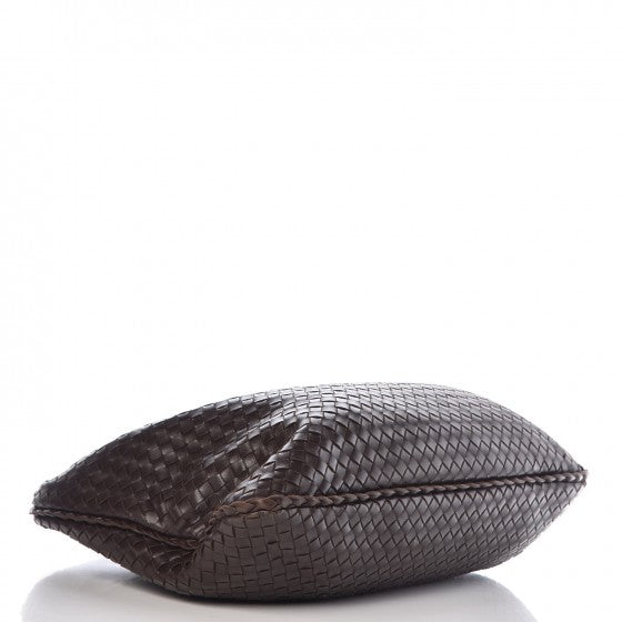 Nappa Intrecciato Large Veneta Hobo Ebano