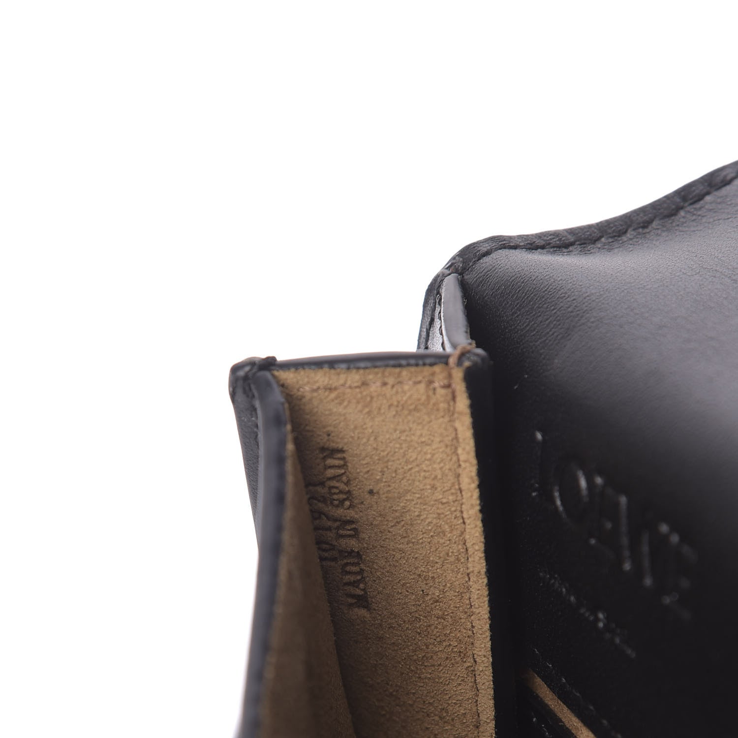 Loewe Smooth Calfskin Gusset Flat Crossbody Black 9 of 9