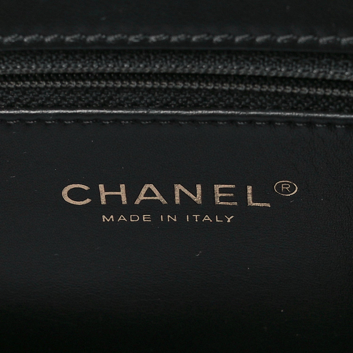 Chanel Caviar Quilted Chain Shopping Tote Black 6 of 9