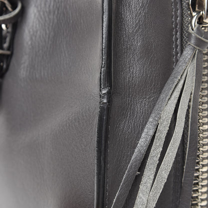 Balenciaga Veau Papier A6 Zip Around Tote Gris Fossile 13 of 14