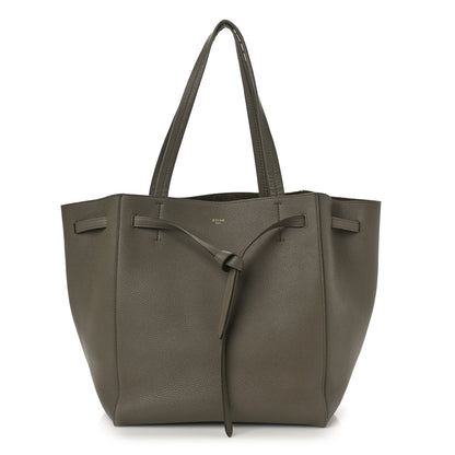 Celine Soft Grained Calfskin Small Belt Cabas Phantom Taupe 1 of 12