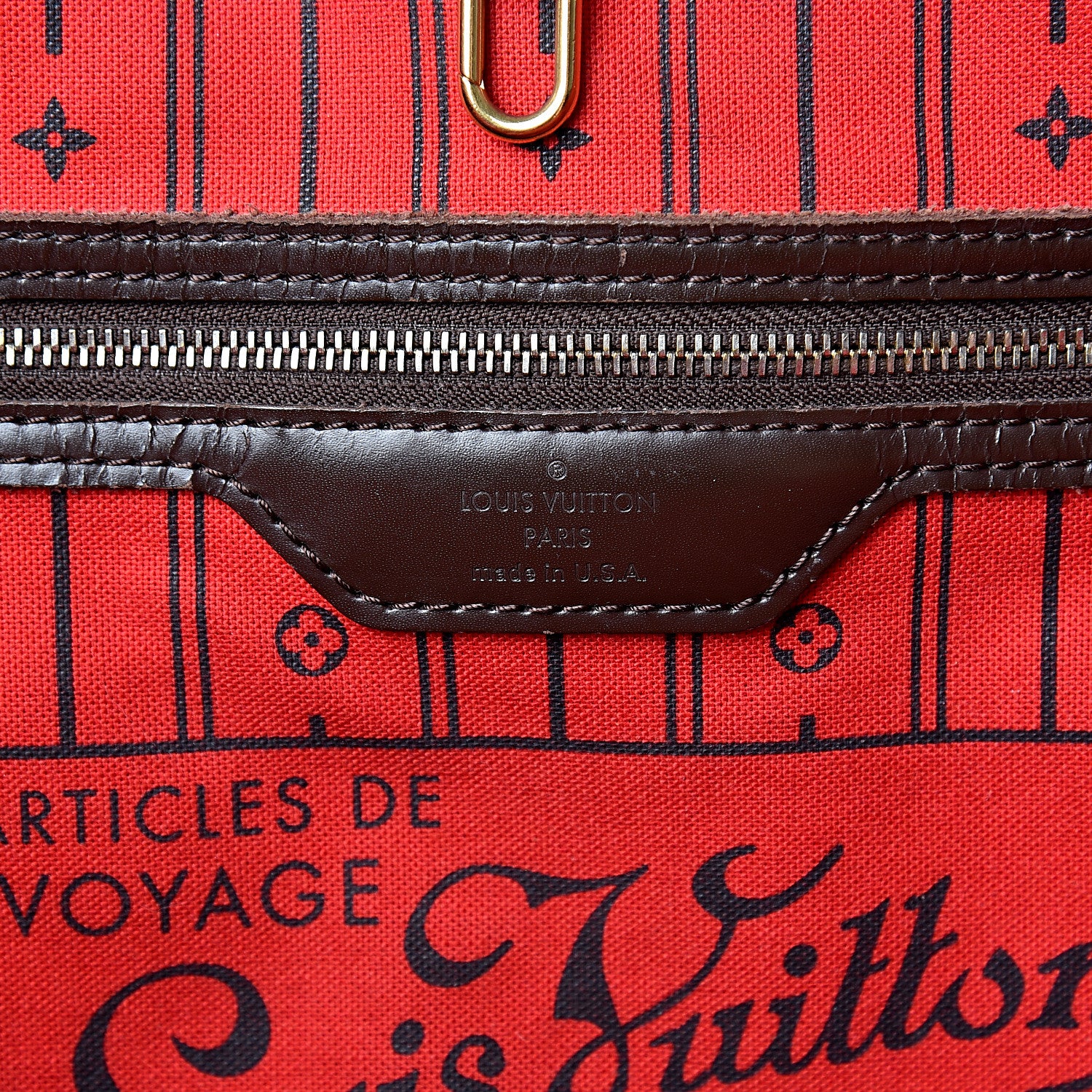 Louis Vuitton Damier Ebene Neverfull GM 5 of 26