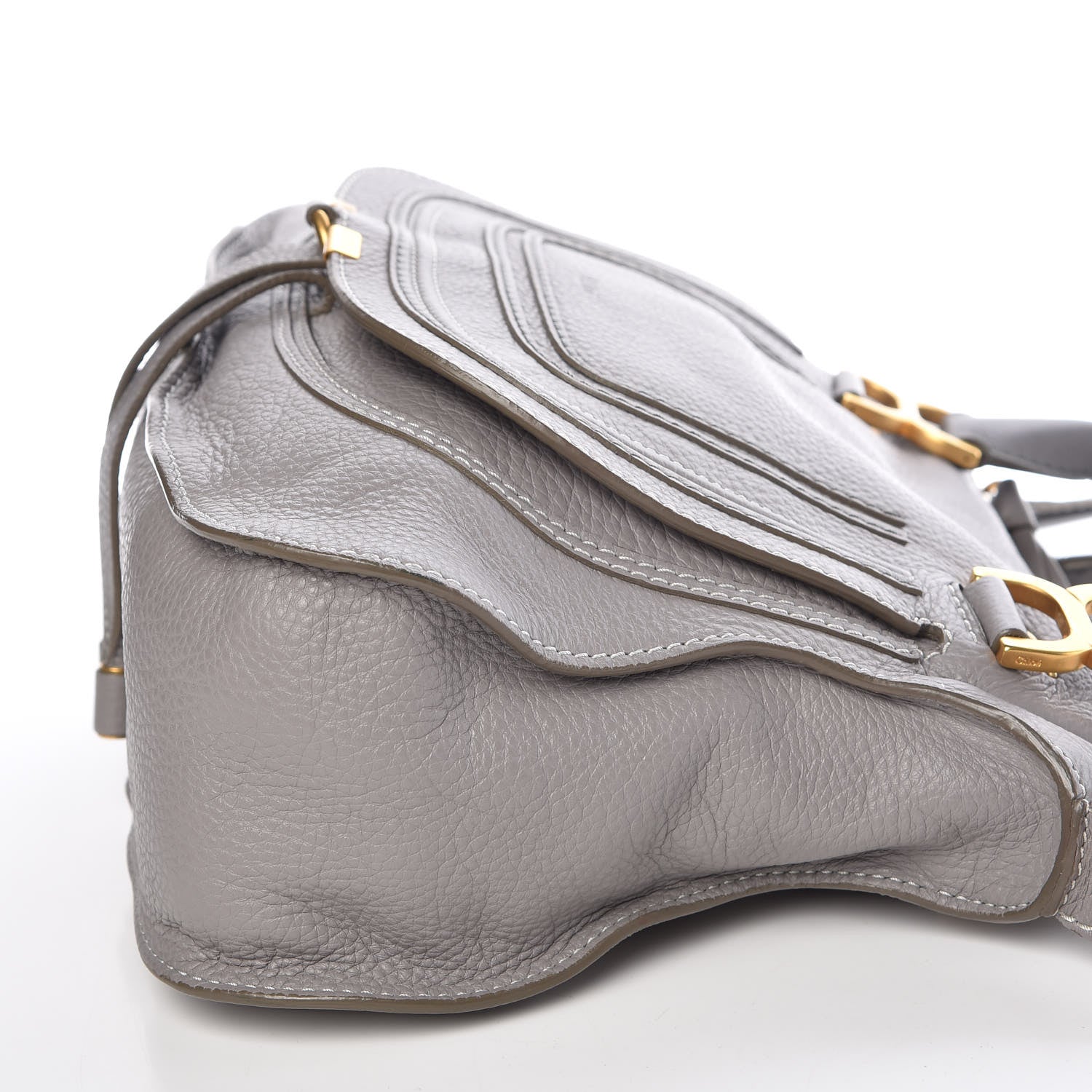 Chloe Calfskin Medium Marcie Satchel Cashmere Grey 9 of 20